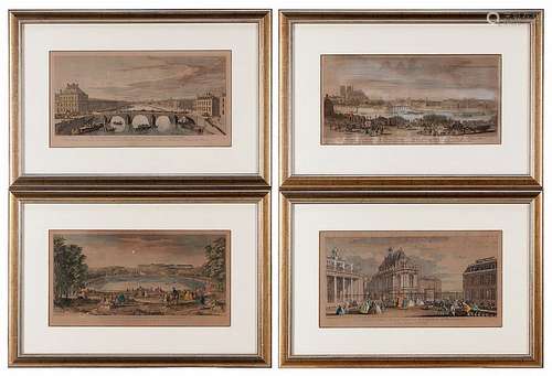 FOUR FRENCH ENGRAVINGS