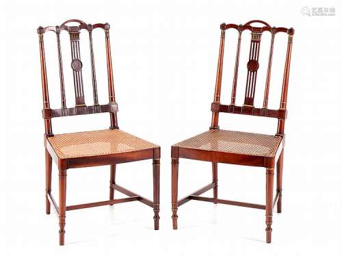 PAIR OF PORTUGUESE CHAIRS, 19TH CENTURY
