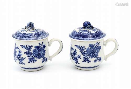 PAIR OF CREAM JUGS WITH COVERS
