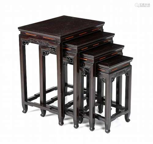 NESTING TABLES, SET OF FOUR