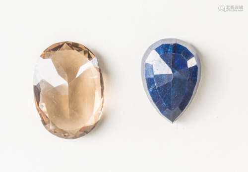 Two Pieces Gem Stone