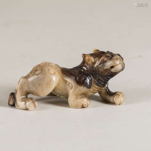 Ming Antique Jade Mythical Beast