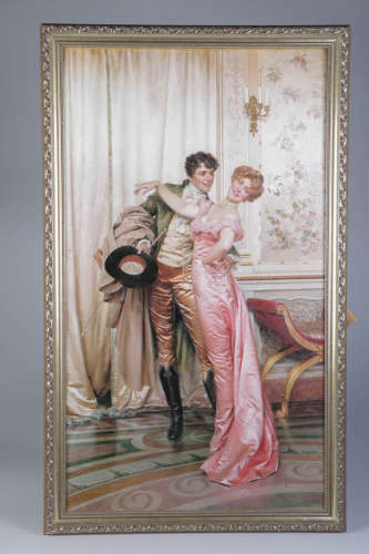 Elegant Reproduction of Dancing Couple Touch off