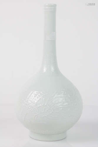 Chinese White Glazed Vase