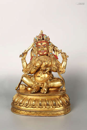 Chinese Gilt Bronze Buddha