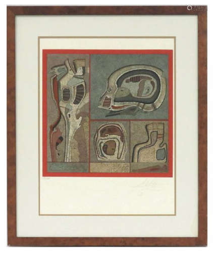 Color Lithograph,