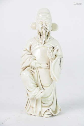 Republic blanc de chine porcelain immortal figure