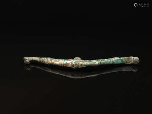 Chinese Bronze Gilt Hook