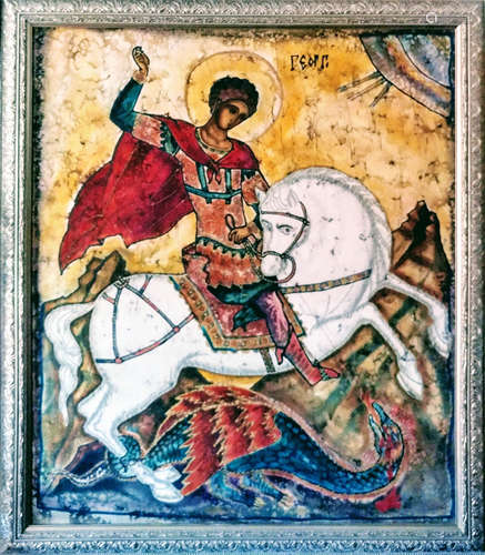 St.George the Victorious Killing the dragon