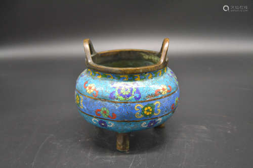 Chinese Cloisonne Burner