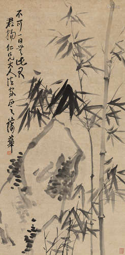 蒲华（1832～1911） 墨竹 立轴 水墨纸本