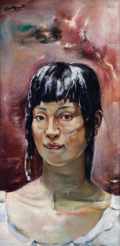 范勃 2005年作 肖像 布面 油画 范勃