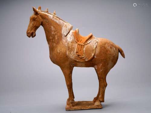RED POTTERY HORSE