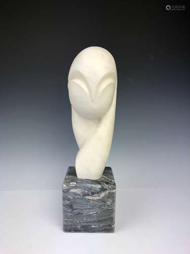 Marble Sculpture Signed C. Brancusi 1936