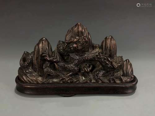 Chinese Agarwood Mountain With Snake