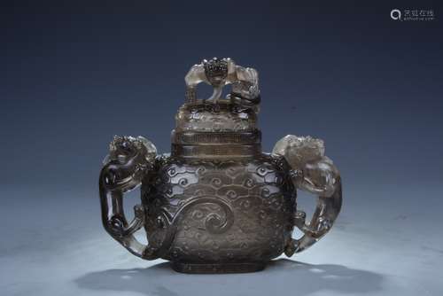 Rock Crystal Dragon Censer