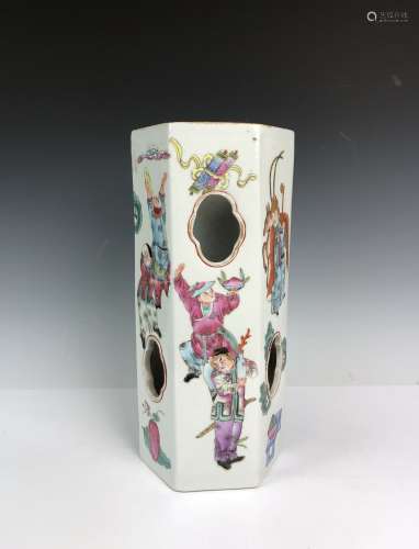 Porcelain Umbrella Stand with Mark