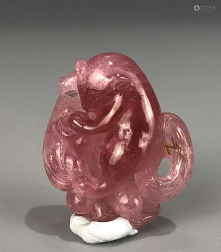 Tourmaline Animal Carving