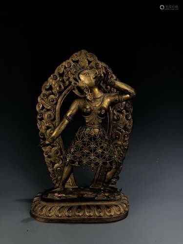 Gilt Bronze Figure Of Vajravarahi