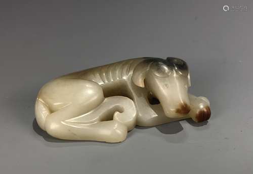 Jade Carving Of A Dog