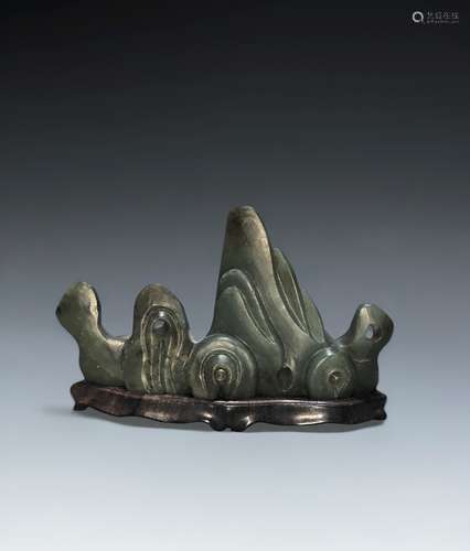 Green Jade Writing Instrument holder