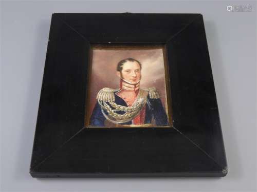 A 19th Century Ivory Portrait Miniature