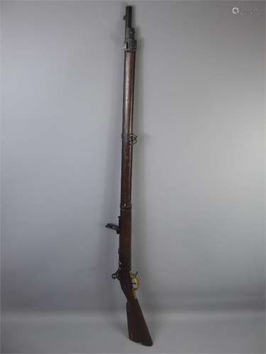 A 19th Century Prussian Straight-Pull Bolt Action Military Issue Rifle