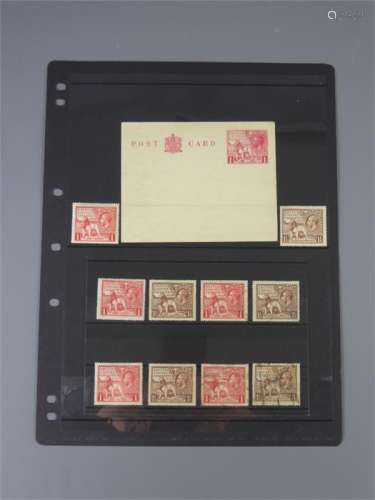 British Empire Exhibition 1d and 1.1/2d Stamps of 1924 and 1925