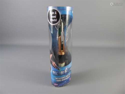 A Dr Who 'The Eleventh Doctor's Sonic Screwdriver' (battery operated)