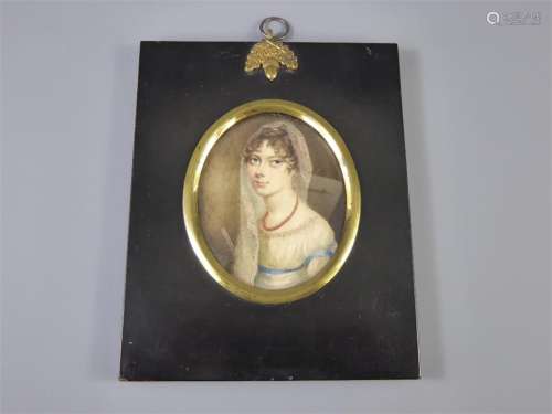 A 19th Century Portrait Miniature