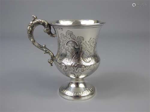 A Late 19th Century Canadian Henry Birks & Sons Silver Christening Cup