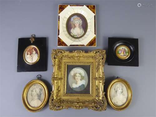 Miscellaneous Faux Portrait Miniatures