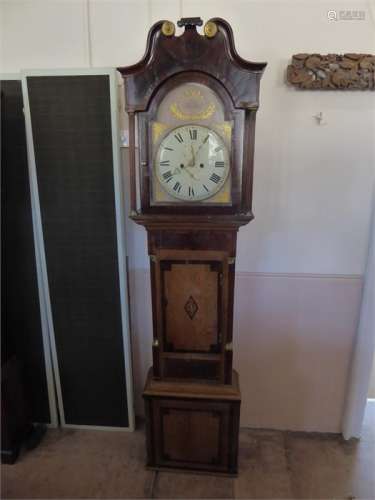 An 18th Century Oak and Mahogany Long Case Clock - Maker Spurrier of Tewkesbury