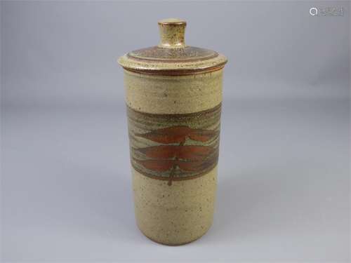 David Winkley (1939- ) Cylindrical Pillar Vase