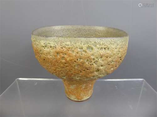 Chris Carter Oxidised Studio Pottery Pot