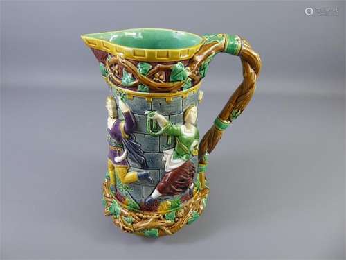 A Minton Majolica Pitcher