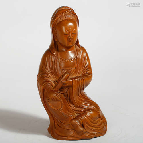 CHINESE BOXWOOD GUANYIN