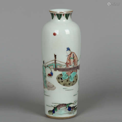 CHINESE WUCAI PORCELAIN VASE