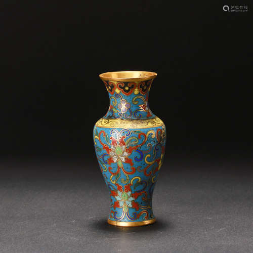 CHINESE CLOISONNE FLOWER VASE