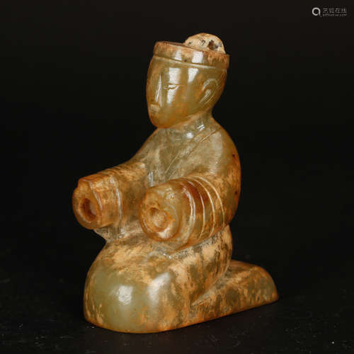 CHINESE JADE FIGURINE