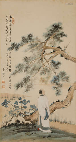 CHINESE LANDSCAPE SCROLL PAINTING