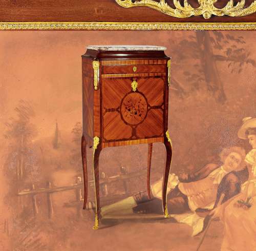 法国 拿破仑三世 前翻隐藏式写字柜