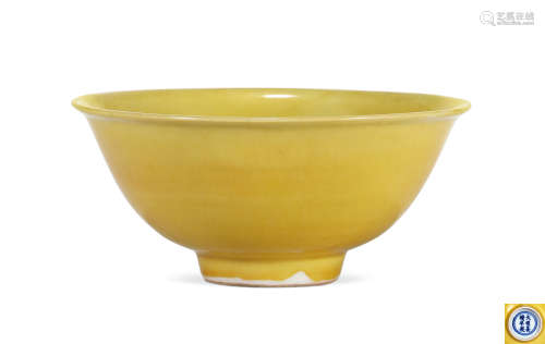 娇黄釉碗