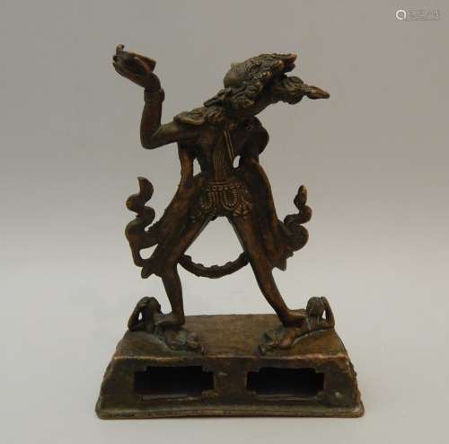 Daikini en bronze. Népal, fin du XIXe siècle. H : ...