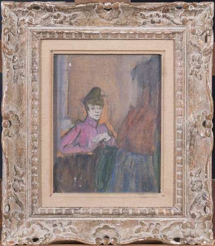 Dans le goût d’HENRI DE TOULOUSE-LAUTREC (1864-1901) - Portrait de femme