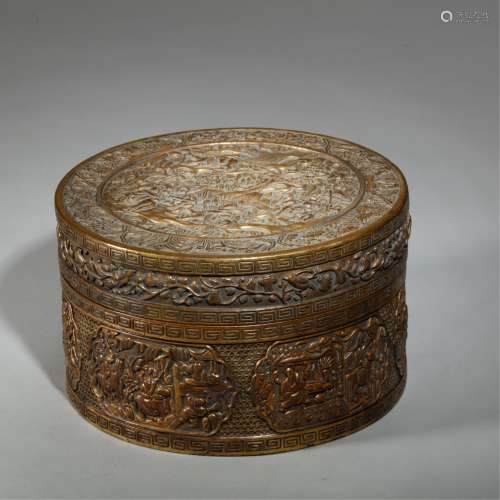 CHINESE BRONZE BOX