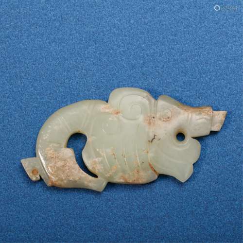 CHINESE JADE CARVED PENDANT