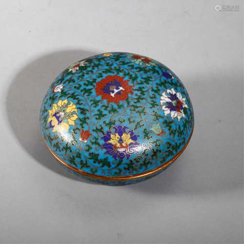 CHINESE CLOISONNE ENAMEL BOX