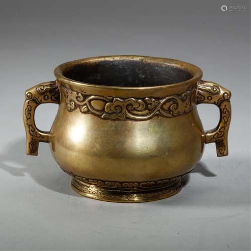 CHINESE BRONZE CENSER BURNER