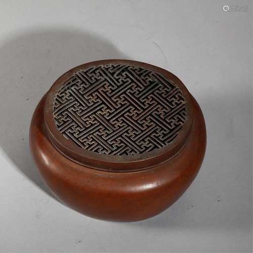 CHINESE SMALL BRONZE CENSER